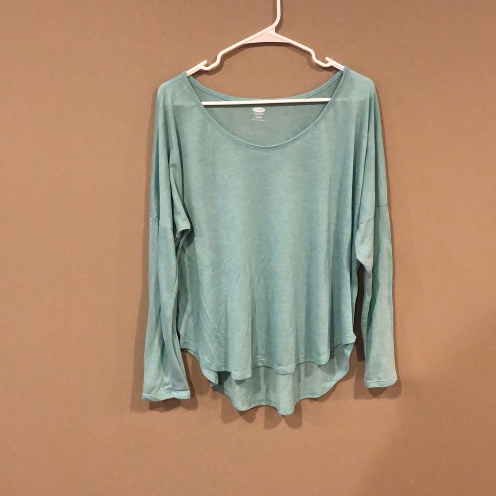 Teal long sleeved shirt